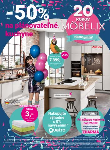 Katalóg Möbelix | -50% na plánovateľné kuchyne | 26. 9. 2022 - 9. 10. 2022