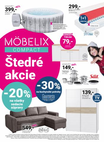 Katalóg Möbelix v Rajec | Platí iba pre predajne Möbelix COMPACT | 28. 11. 2022 - 11. 12. 2022