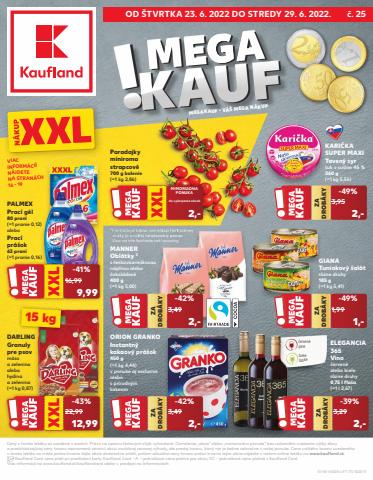 Ponuky Supermarkety v Malacky | Leták Kaufland de Kaufland | 23. 6. 2022 - 29. 6. 2022
