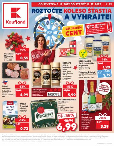 Ponuky Supermarkety v Žilina | Leták Kaufland de Kaufland | 8. 12. 2022 - 14. 12. 2022