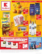 Ponuky Supermarkety v Nitra | Leták Kaufland de Kaufland | 2. 2. 2023 - 8. 2. 2023