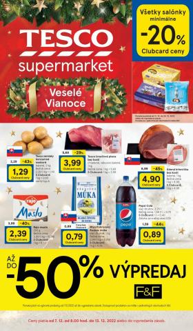 Ponuky Supermarkety | Tesco katalóg de Tesco | 7. 12. 2022 - 13. 12. 2022
