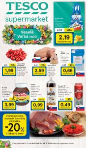 Ponuky Supermarkety | Tesco katalóg de Tesco | 22. 3. 2023 - 28. 3. 2023