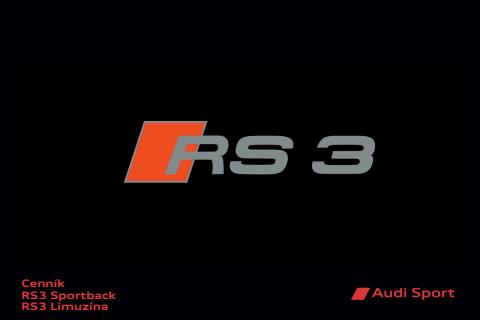 Katalóg Audi | Cenník RS3 Sportback, RS3 Limuzína | 1. 4. 2022 - 31. 1. 2023