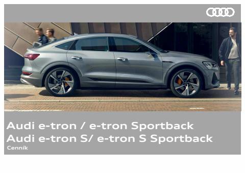 Katalóg Audi | Cenník e-tron, e-tron Sportback | 1. 4. 2022 - 31. 1. 2023