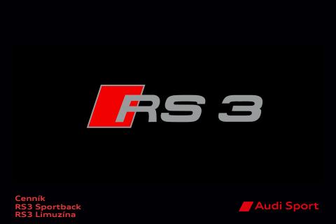 Katalóg Audi | Cenník RS3 Sportback, RS3 Limuzína | 6. 8. 2022 - 6. 8. 2023
