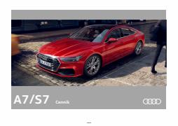 Katalóg Audi | Cenník A7/S7 Sportback, A7 Sportback TFSI e | 7. 8. 2023 - 7. 8. 2024