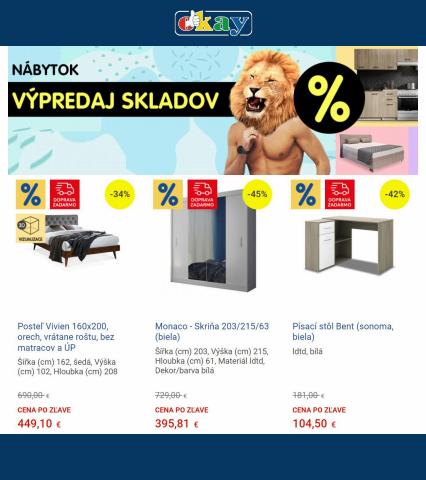 Ponuky Elektronika v Bratislava | Výpredaj skladov nábytok de Okay | 23. 5. 2022 - 30. 5. 2022