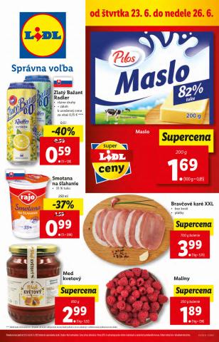 Ponuky Supermarkety v Bratislava | Platný od 23. 06. 2022 de Lidl | 23. 6. 2022 - 26. 6. 2022