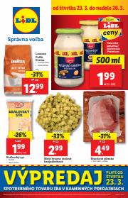 Ponuky Supermarkety v Košice | Platný od 23. 03. 2023 de Lidl | 23. 3. 2023 - 26. 3. 2023