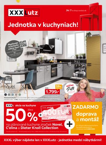 Ponuky Dom a Záhrada v Košice | Zľava 50 % na plánované kuchyne de XXXLutz | 23. 5. 2022 - 6. 6. 2022