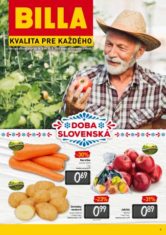 Katalóg Billa v Rimavská Sobota | Doba slovenska letak  | 23. 5. 2022 - 31. 5. 2022