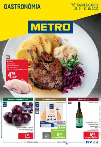 Katalóg METRO v Bratislava | Gastronómia | 28. 9. 2022 - 11. 10. 2022