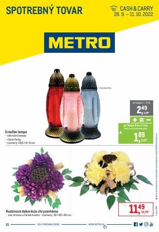 Katalóg METRO v Žilina | Spotrebný tovar | 28. 9. 2022 - 11. 10. 2022