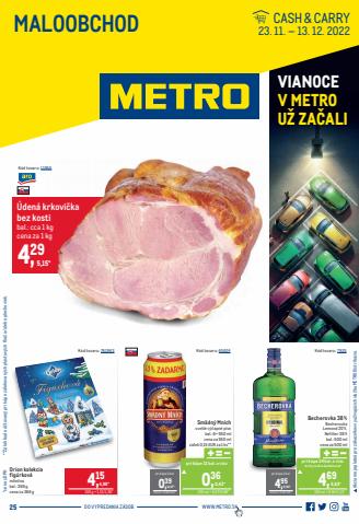 Katalóg METRO v Nitra | Maloobchod | 23. 11. 2022 - 13. 12. 2022