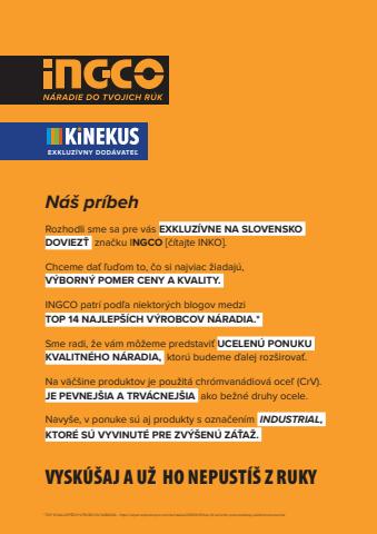Katalóg Kinekus | KATALÓG INGCO - NOVINKY 2022 | 1. 5. 2022 - 31. 5. 2022