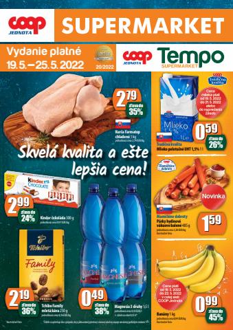 Ponuky Supermarkety v Bratislava | Leták COOP Jednota de COOP Jednota | 18. 5. 2022 - 25. 5. 2022
