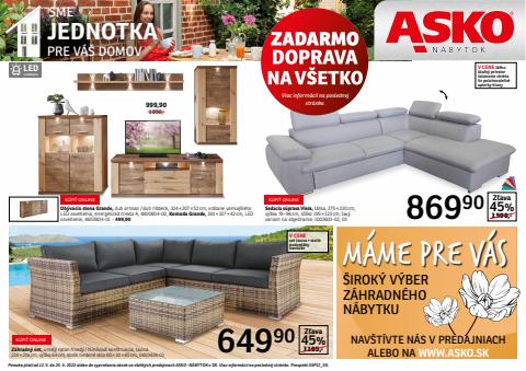 Ponuky Dom a Záhrada v Košice | ASKO - NÁBYTOK Jednotka pre váš domov de Asko Nabytok | 12. 5. 2022 - 25. 5. 2022