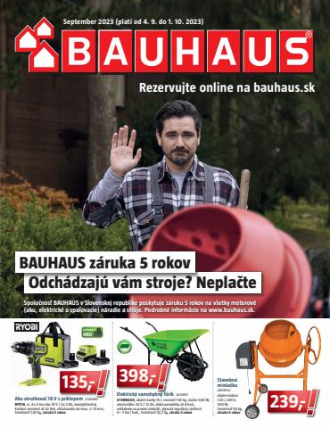 Katalóg BAUHAUS v Bratislava | BAUHAUS | 4. 9. 2023 - 1. 10. 2023