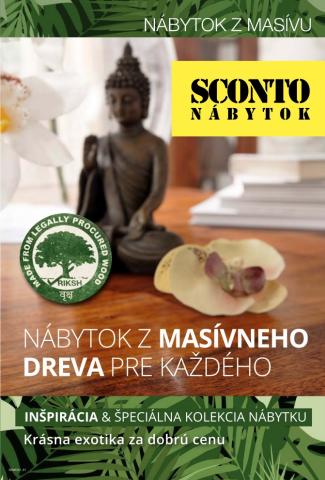 Katalóg Sconto Nábytok v Bratislava | NÁBYTOK Z MASÍVU | 21. 3. 2022 - 23. 5. 2022