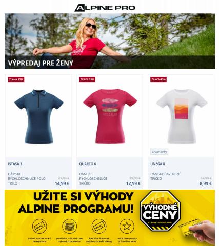 Katalóg Alpine Pro v Bratislava | Výpredaj - pre ženy, zľavy až do 50% | 13. 5. 2022 - 31. 5. 2022