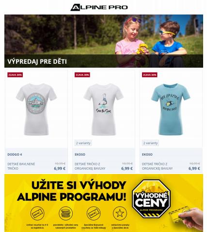 Katalóg Alpine Pro | Výpredaj - pre deti, zľavy až do 50% | 13. 5. 2022 - 31. 5. 2022