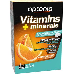 Výživový doplnok v tabletách Vitamíny a minerály 30 ks pomaranč v akcii za 7€ v Decathlon