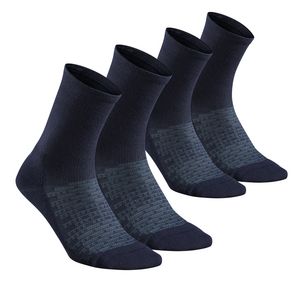 Ponožky Hike 100 vysoké súprava 2 párov tyrkysové v akcii za 2,5€ v Decathlon