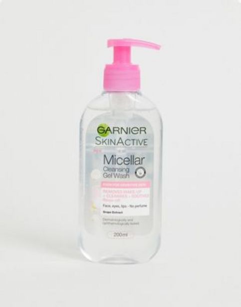 Garnier Micellar Gel Face Wash Sensitive Skin 200ml v akcii za 4€