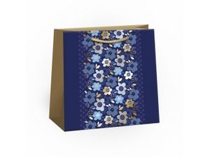 Argus taška darčeková celor. Lux T2L (180x180x105mm), modré kvety v akcii za 0,4€ v Faxcopy