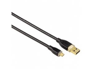 Hama 78490 USB prepojovací kábel, USB-A - micro USB, 0,75m, čierny v akcii za 6,49€ v Faxcopy