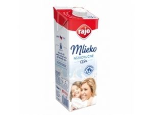 Rajo Trvanlivé mlieko nízkotučné 1l v akcii za 2,71€ v Faxcopy