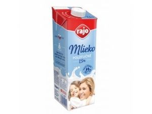 Rajo Trvanlivé mlieko polotučné 1l v akcii za 2,56€ v Faxcopy