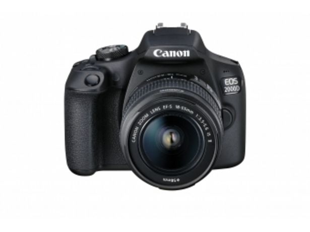 Canon EOS 2000D + 18-55 IS II + brašna SB130 + 16GB SD karta v akcii za 459€