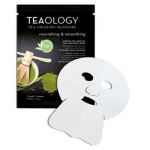 Teaology Matcha Tea maska 1 ks, Matcha Tea Miracle Face and neck mask v akcii za 1,2€ v Fann Parfumérie