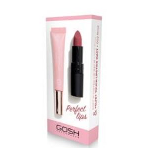 Gosh Soft´n Tinted Lip Balm kazeta pery, Velvet Touch Lipstick Matt 002 + Soft´n Tinted Lip Balm 003 v akcii za 10,5€ v Fann Parfumérie