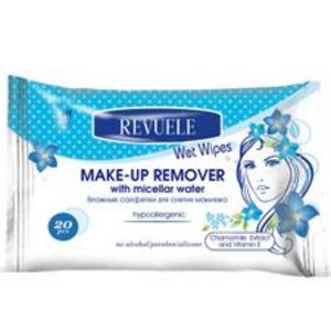 Revuele No Problem pleťový odličovač 20 ks, Wet wipes Make-up Remover with Micellar Water v akcii za 1,52€ v Fann Parfumérie