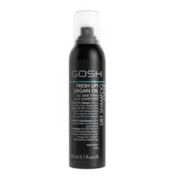 Gosh Argan Oil šampón 50 ml, Fresh Up Dry Shampoo v akcii za 6,4€ v Fann Parfumérie