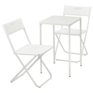 Stôl+2skladacie stoličky vonk v akcii za 48,97€ v Ikea
