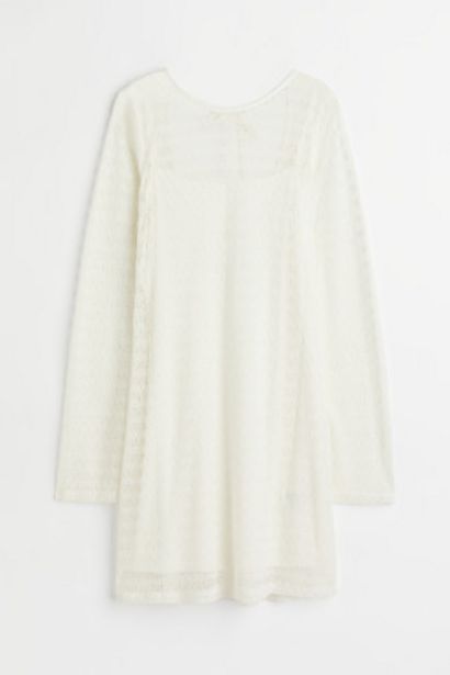Čipkové pletené šaty v akcii za 9,99€ v H&M