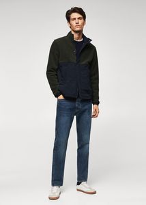 Combined fleece jacket v akcii za 29,99€ v Mango