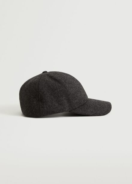 Wool-blend baseball cap v akcii za 12,99€ v Mango
