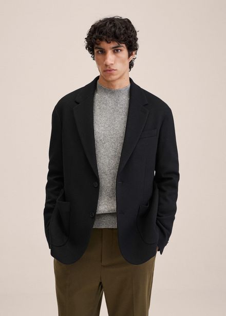 Virgin wool regular tailored jacket v akcii za 69,99€ v Mango