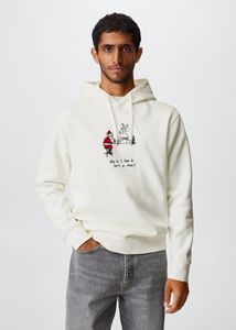 Christmas embroidered sweatshirt v akcii za 29,99€ v Mango