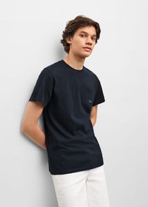 Pocket cotton T-shirt v akcii za 4,99€ v Mango