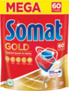 Somat tablety do umývačky riadu Gold 60 ks v akcii za 13,99€ v TETA Drogerie