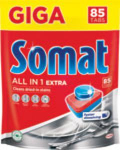 Somat tablety do umývačky riadu All in 1 Extra 85 Tabs v akcii za 15,99€ v TETA Drogerie