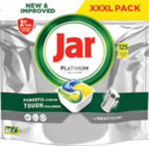 Jar Platinum tablety do umývačky riadu 125 ks v akcii za 27,99€ v TETA Drogerie