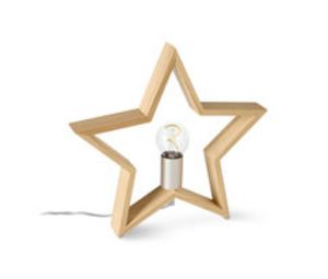 Drevená hviezda s LED v akcii za 33€ v Tchibo