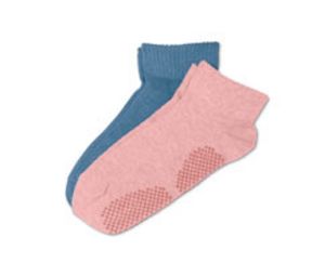 Ponožky na jogu, 2 páry, ružovo-modré v akcii za 4,99€ v Tchibo